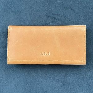 ABLE Debre Wallet in Cognac Color (Like New)